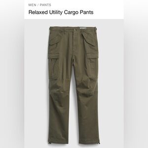 NWT Gap Relaxed Utility Cargo pants